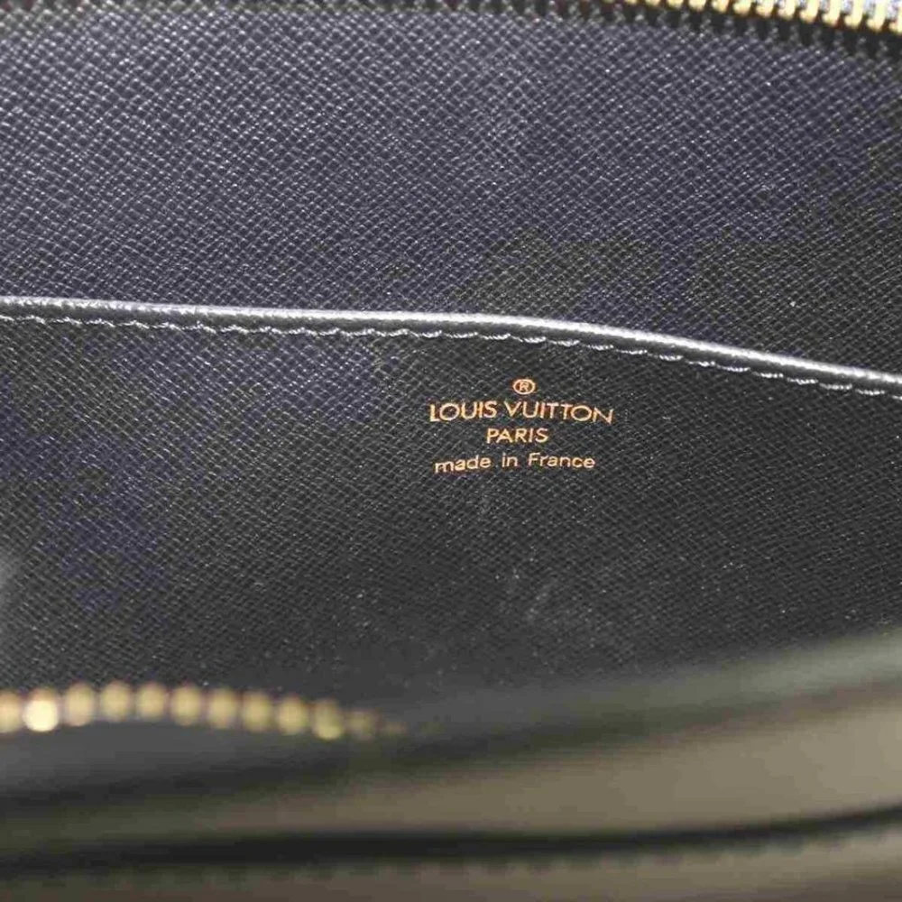 Louis Vuitton Black Epi Pochette Home Envelope